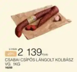 Chef Market Csabai csípős lángolt kolbász ajánlat