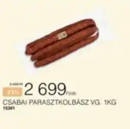 Chef Market Csabai parasztkolbász ajánlat