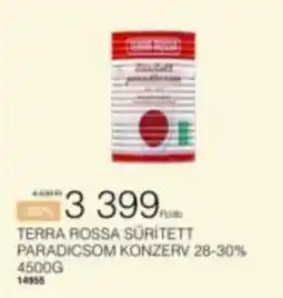 Chef Market Terra rossa sűrített paradicsom konzerv ajánlat