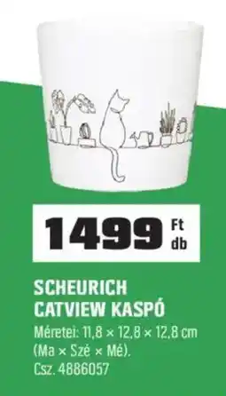 OBI Scheurich catview kaspó ajánlat