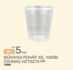 Chef Market Műanyag pohár ajánlat