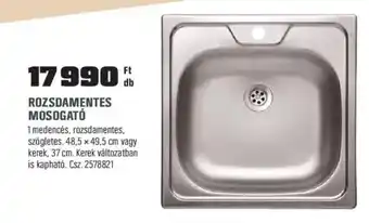 OBI Rozsdamentes mosogató ajánlat
