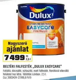 OBI Dulux easycare belteri falfestek ajánlat
