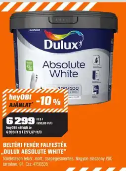 OBI Dulux absolute white ajánlat