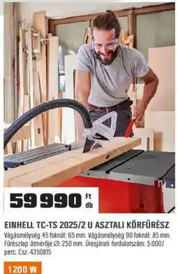 OBI Einhell tc-ts 2025/2 u asztali körfűrész ajánlat