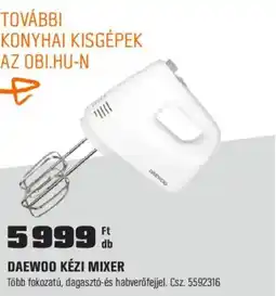 OBI Daewoo kézi mixer ajánlat