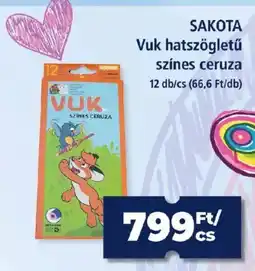 Goods Market Sakota vuk hatszögletű színes ceruza ajánlat