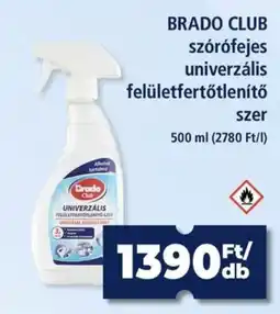 Goods Market Brado club szórófejes univerzális felületfertőtlenítő ajánlat