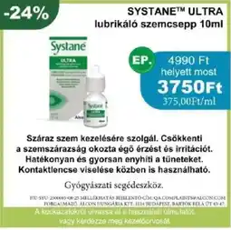 PatikaPlus Systane ultra ajánlat