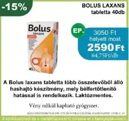 PatikaPlus Bolus laxans ajánlat