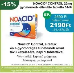 PatikaPlus Noacid control ajánlat