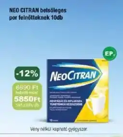 PatikaPlus Neo citran ajánlat