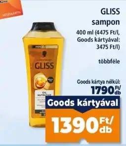 Goods Market Gliss sampon ajánlat