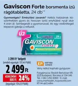 Pingvin Patika Gaviscon forte ajánlat