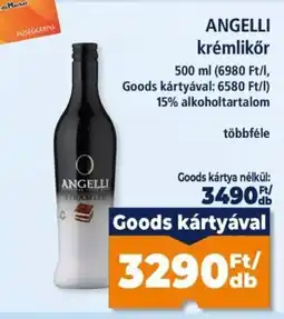 Goods Market angelli krémlikőr ajánlat