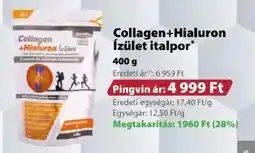 Pingvin Patika Collagen+hialuron ízület italpor ajánlat