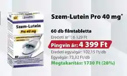 Pingvin Patika JutaVie szem-lutein pro 40 mg ajánlat