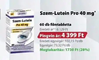 JutaVie szem-lutein pro 40 mg