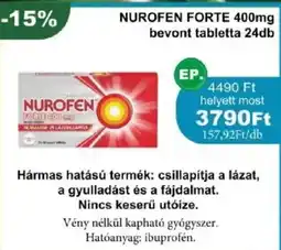PatikaPlus nurofen forte ajánlat