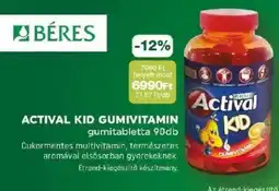 PatikaPlus Béres actival kid gumivitamin ajánlat