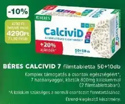 PatikaPlus Béres calcivid 7 ajánlat