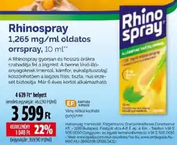 Pingvin Patika Rhinospray ajánlat