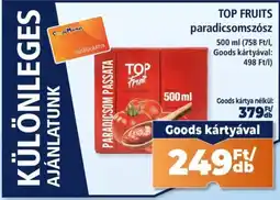 Goods Market Top fruits paradicsomszósz ajánlat