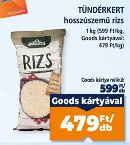 Goods Market Tündérkert hosszúszemű rizs ajánlat
