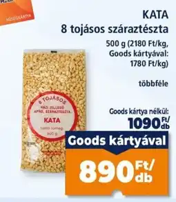 Goods Market Kata 8 tojásos száraztészta ajánlat