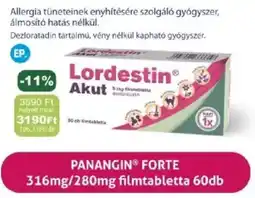 PatikaPlus Lordestin akut ajánlat