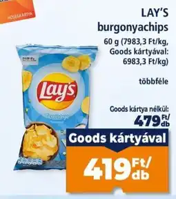 Goods Market Lay's burgonyachips ajánlat