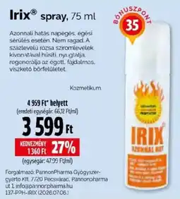 Pingvin Patika Irix spray ajánlat