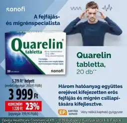 Pingvin Patika Quarelin tabletta ajánlat