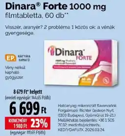 Pingvin Patika dinara forte ajánlat