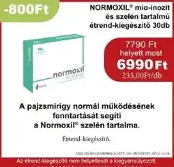 PatikaPlus Normoxil mio-inozit es szelen tartalmu etrend-kiegészito ajánlat