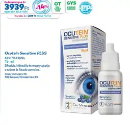 Gyöngy Patikák Ocutein sensitive plus szemcsepp ajánlat