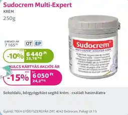 Kulcs Patika Sudocrem multi-expert ajánlat