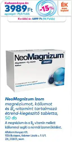 Gyöngy Patikák Neomagnizum izom ajánlat