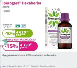 Kulcs Patika Iberogast hexaherba ajánlat