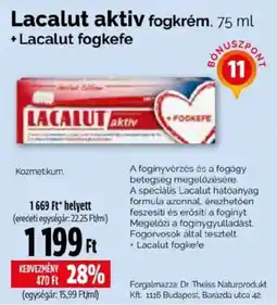 Pingvin Patika Lacalut aktiv fogkrém ajánlat