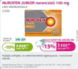 Kulcs Patika nurofen junior ajánlat