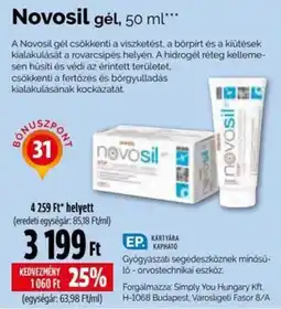 Pingvin Patika Novosil gél ajánlat