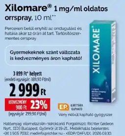 Pingvin Patika Xilomare orrspray ajánlat