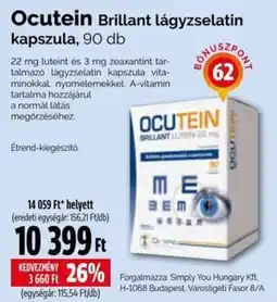 Pingvin Patika Ocutein brillant lágyzselatin ajánlat
