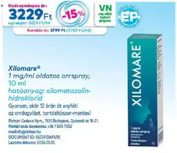 Gyöngy Patikák Xilomare orrspray ajánlat
