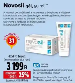 Pingvin Patika Novosil gel ajánlat