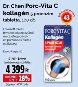Pingvin Patika Dr. Chen porc-vita c kollagén ajánlat