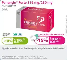 Kulcs Patika Panangin forte ajánlat