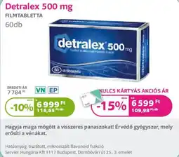 Kulcs Patika Detralex 500 mg ajánlat