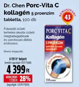 Pingvin Patika Dr. Chen porc-vita c kollagén ajánlat